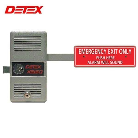 Detex Alarm Exit Control Lock - GRAY DTX-ECL-230D